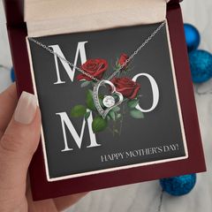 Mom- Happy Mother's Day- Forever Love necklace
