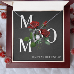 Mom- Happy Mother's Day- Forever Love necklace
