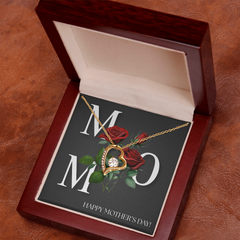 Mom- Happy Mother's Day- Forever Love necklace