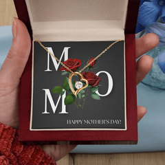 Mom- Happy Mother's Day- Forever Love necklace