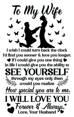 To My Wife Sooner – Leather Journal