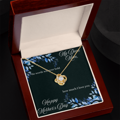 My Dear Mom- Love Knot Necklace