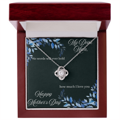 My Dear Mom- Love Knot Necklace