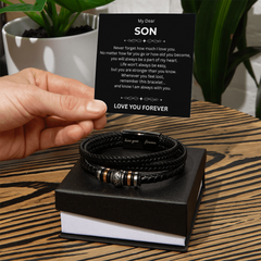My Dear Son - Love You Forever bracelet