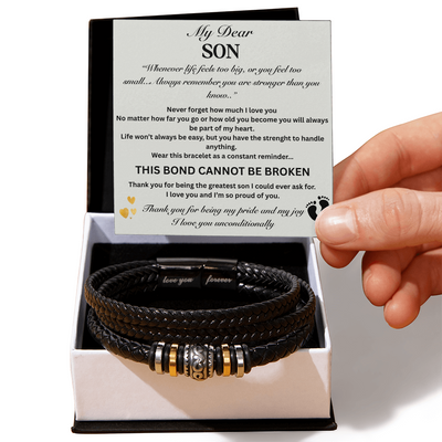 Dear Son- Love You Forever Bracelet