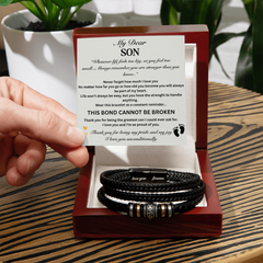 Dear Son- Love You Forever Bracelet