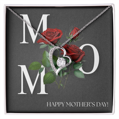Mom- Happy Mother's Day- Forever Love necklace