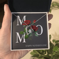 Mom- Happy Mother's Day- Forever Love necklace