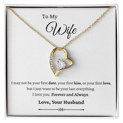 To My Wife- Forever Love Necklace