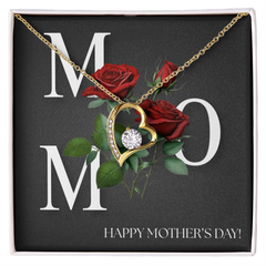 Mom- Happy Mother's Day- Forever Love necklace