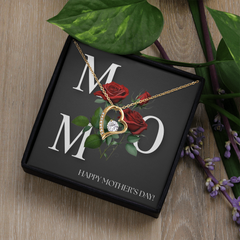 Mom- Happy Mother's Day- Forever Love necklace